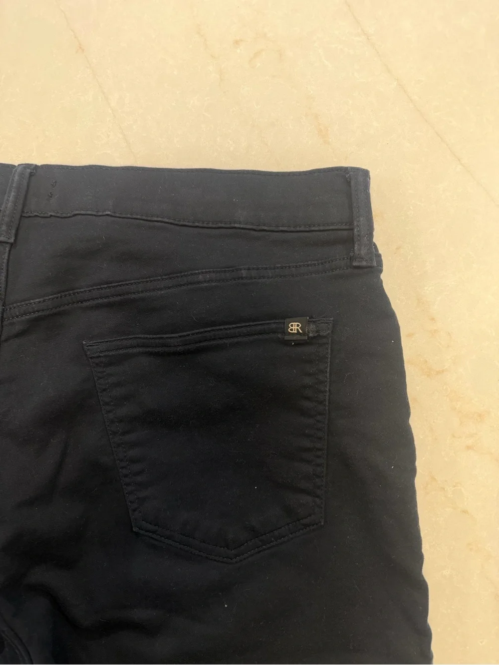 Banana Republic Mens Straight Leg Chino Pants Navy Blue Size 38x30
